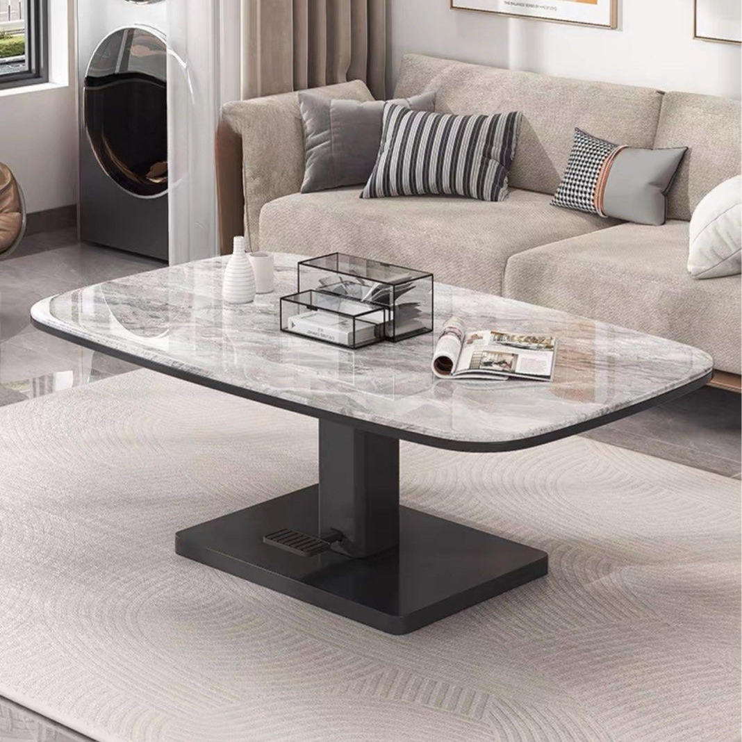 BLAYDES Modern Convertible Sintered Stone Coffee/Dining Table
