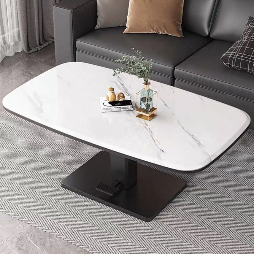 BLAYDES Modern Convertible Sintered Stone Coffee/Dining Table