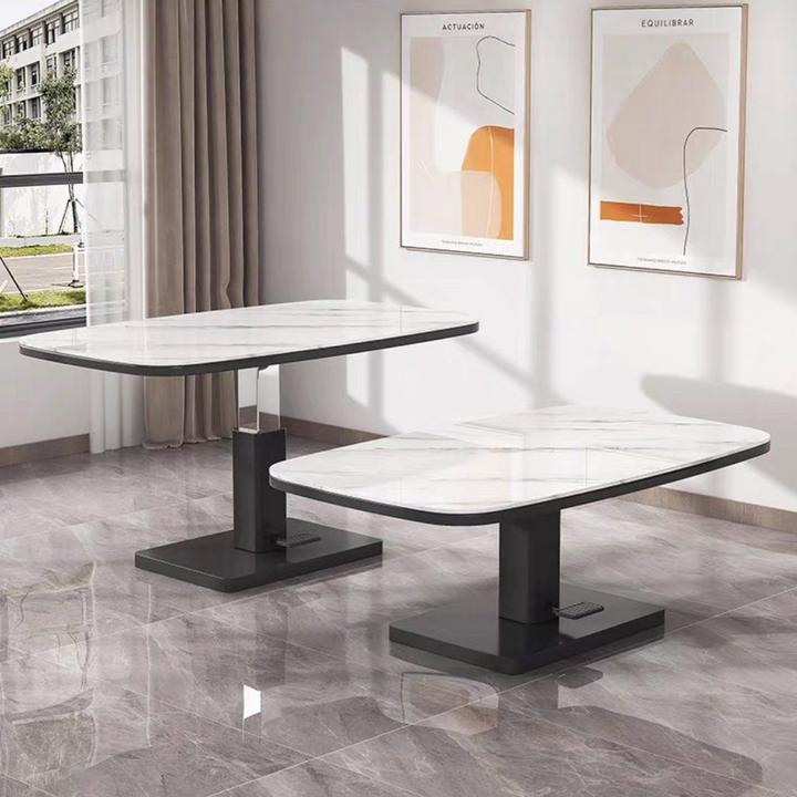 BLAYDES Modern Convertible Sintered Stone Coffee/Dining Table