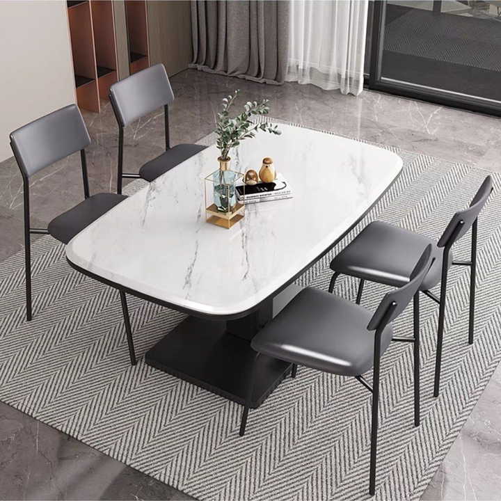 BLAYDES Modern Convertible Sintered Stone Coffee/Dining Table