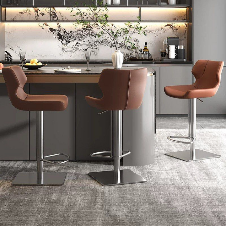 ALTEV Modern Leather Bar Stool