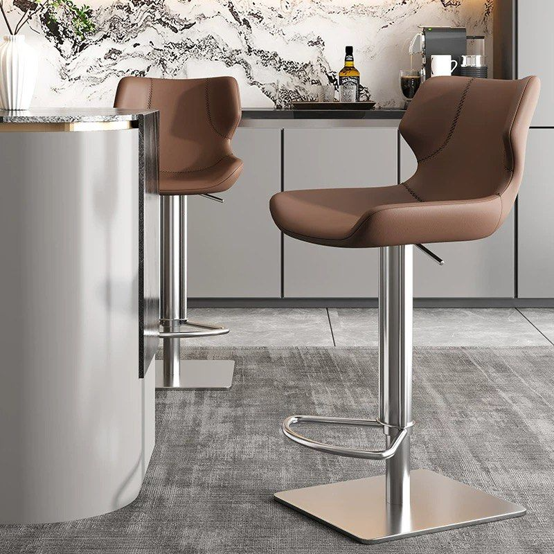 ALTEV Modern Leather Bar Stool