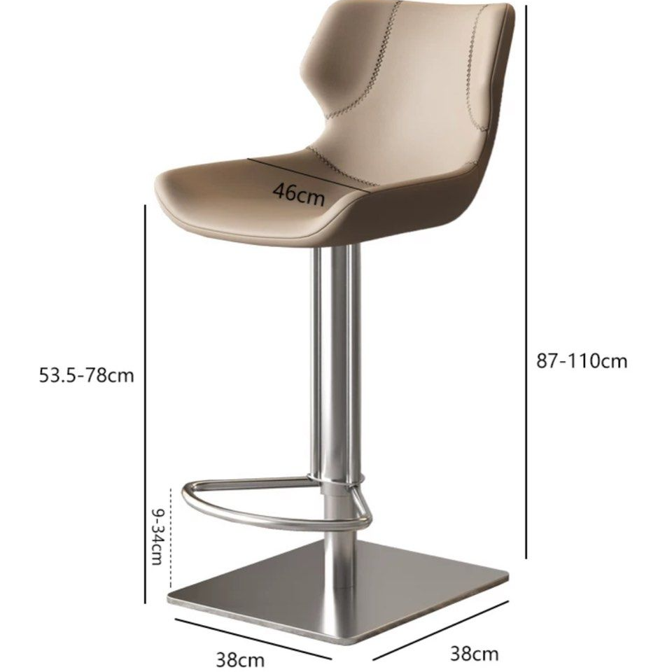 ALTEV Modern Leather Bar Stool
