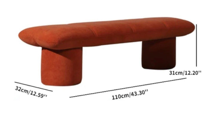 ELSPETH Upholstered Bench