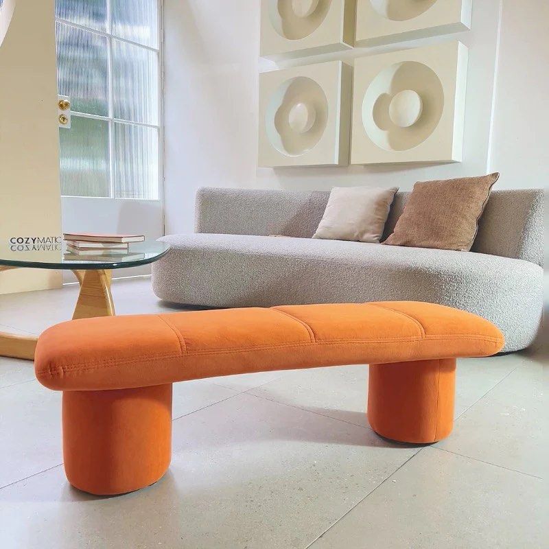 ELSPETH Upholstered Bench