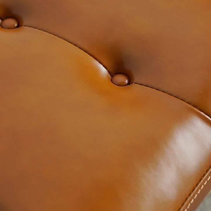 FABIOLA Leather Bench & Ottoman