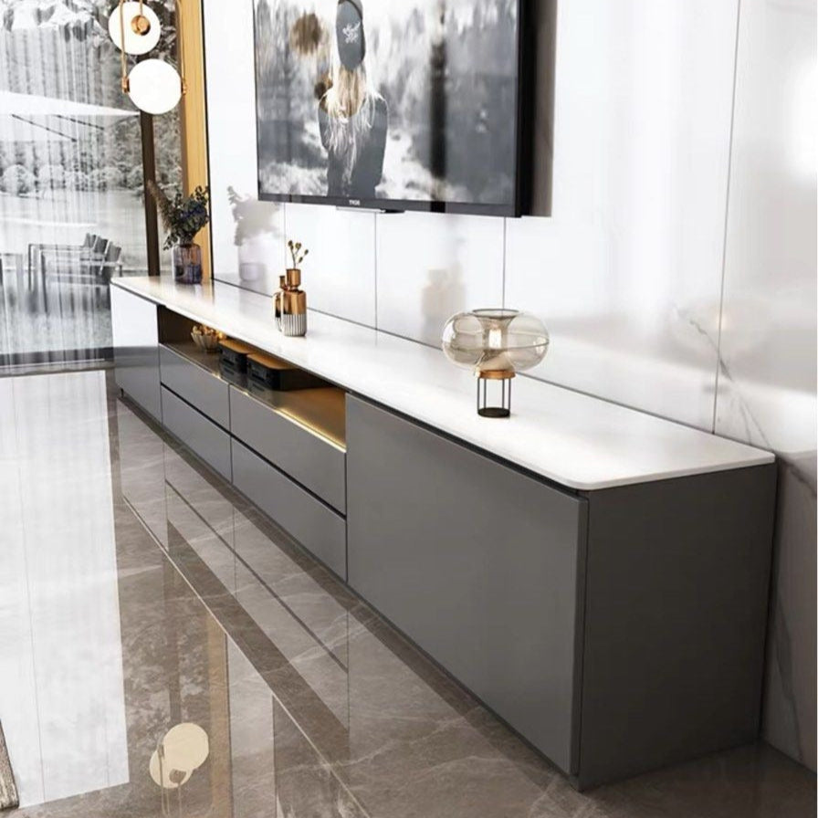 VERNESTRA Modern Sintered Stone TV Console