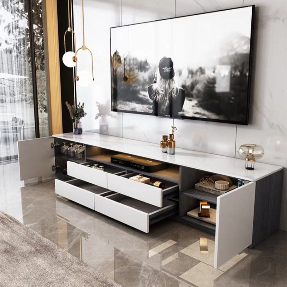VERNESTRA Modern Sintered Stone TV Console