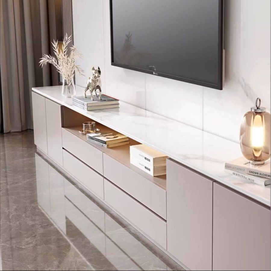 VERNESTRA Modern Sintered Stone TV Console