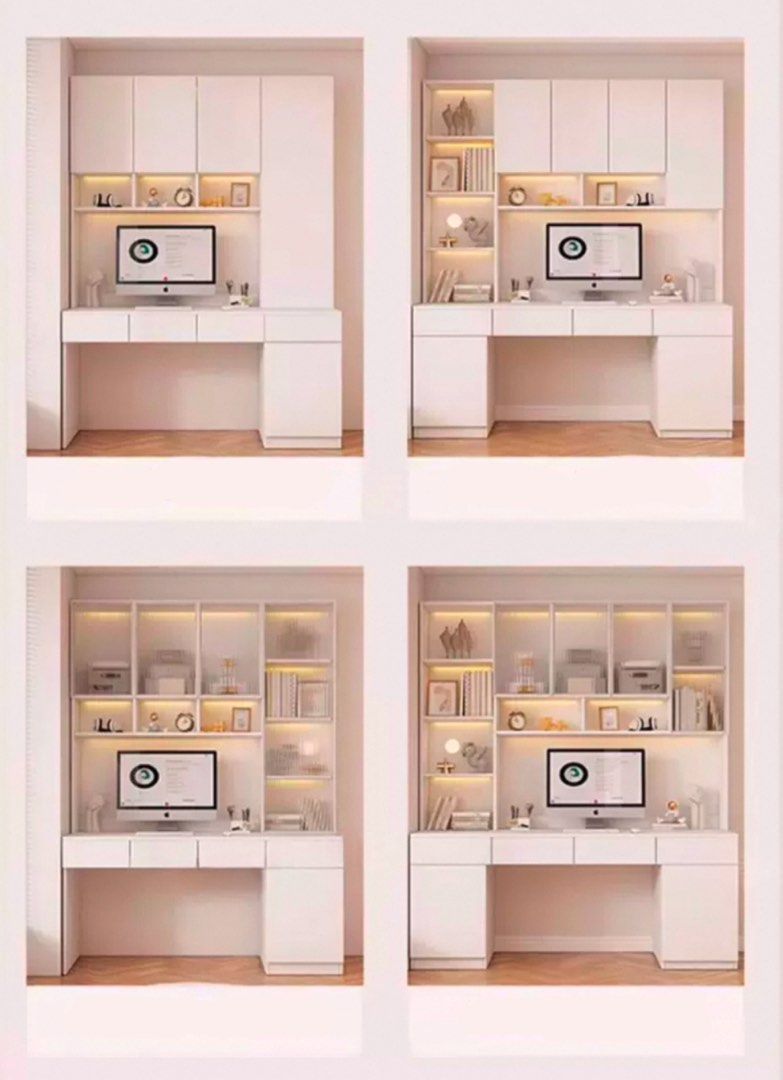RILLEN Modern Multi-Function Study Table