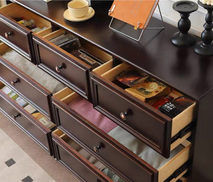 VIVENTIA Victorian Walnut Chest Of Drawers