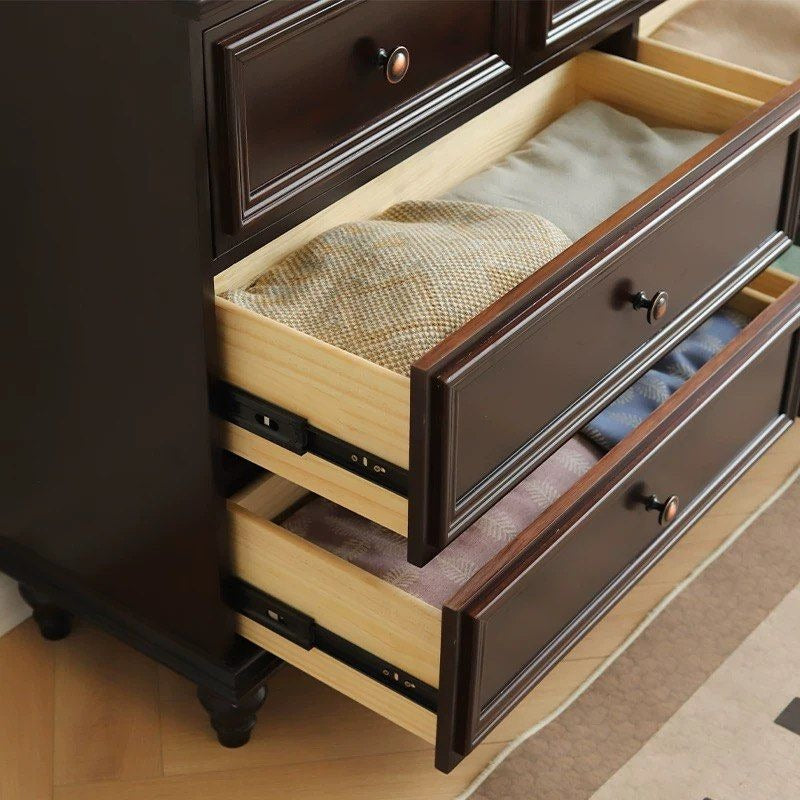 VIVENTIA Victorian Walnut Chest Of Drawers