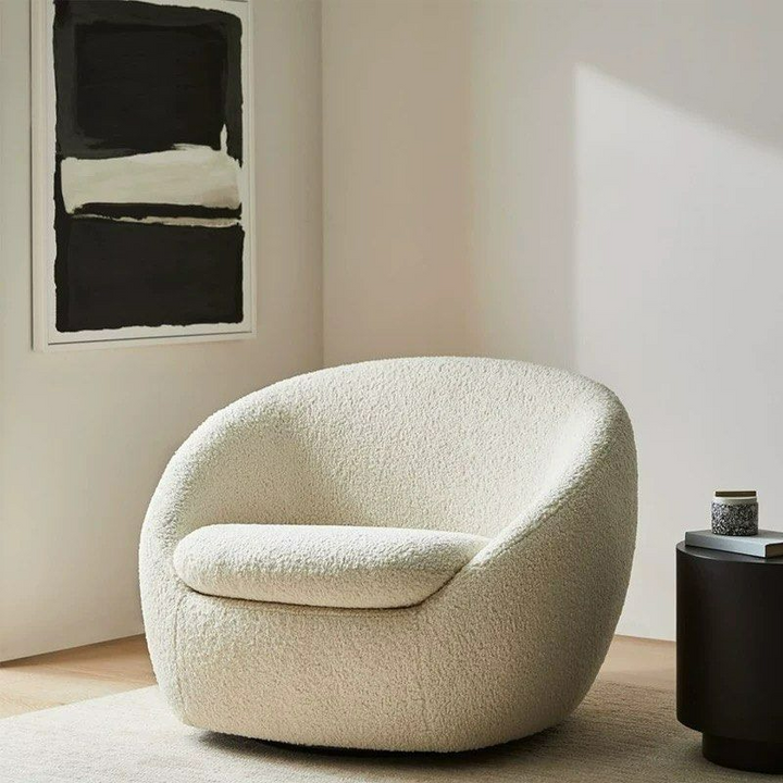 KARA Modern Boucle Lounge Chair