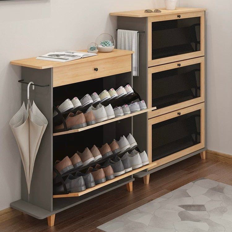 HEVINA Modern Shoe Cabinet