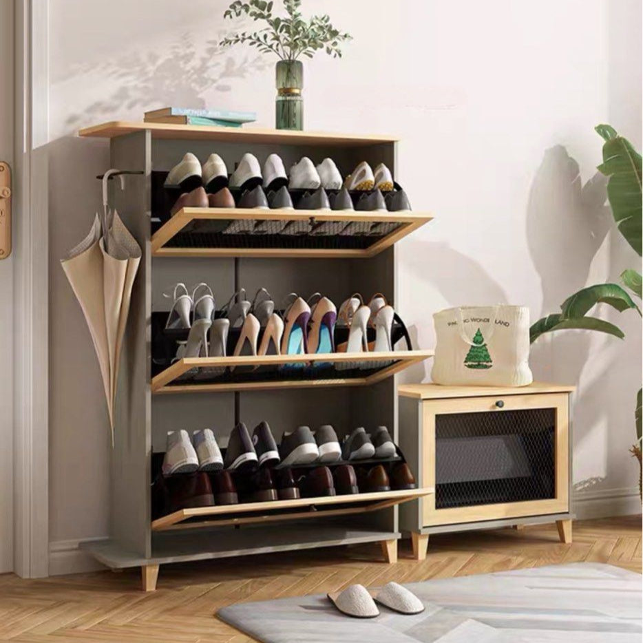 HEVINA Modern Shoe Cabinet