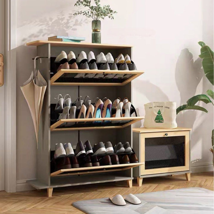 HEVINA Modern Shoe Cabinet