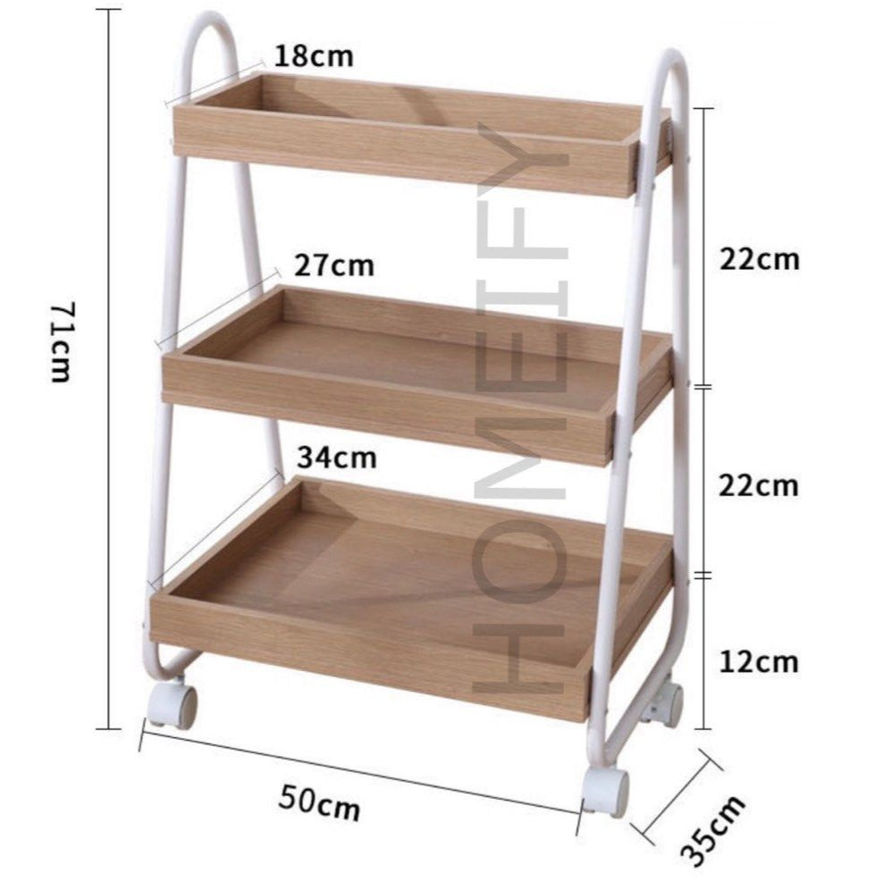 HIKI Modern Shelf Trolley