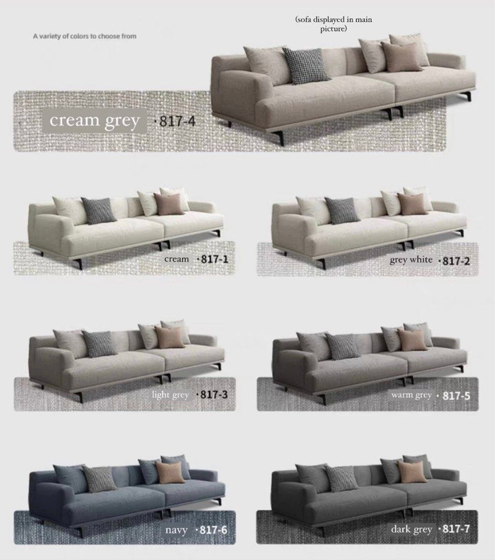 REVERIS Modern Fabric Sofa