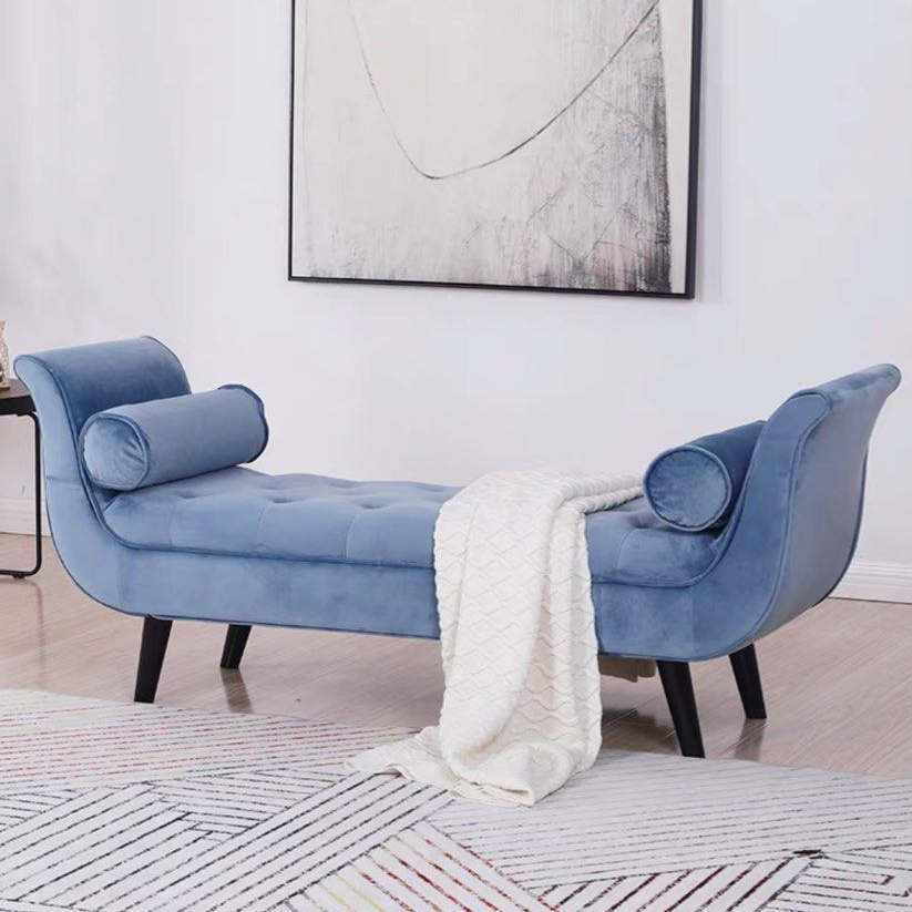 TOPHER Modern Velvet Bench