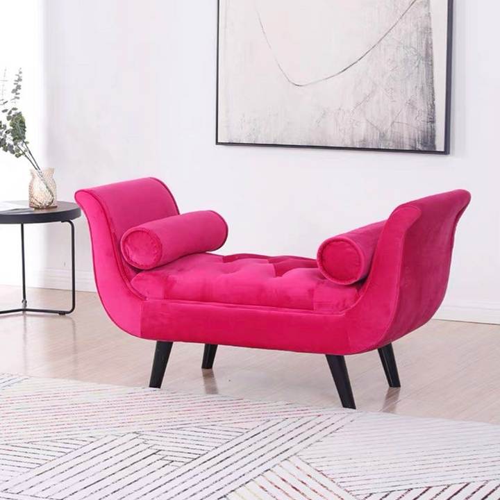TOPHER Modern Velvet Bench