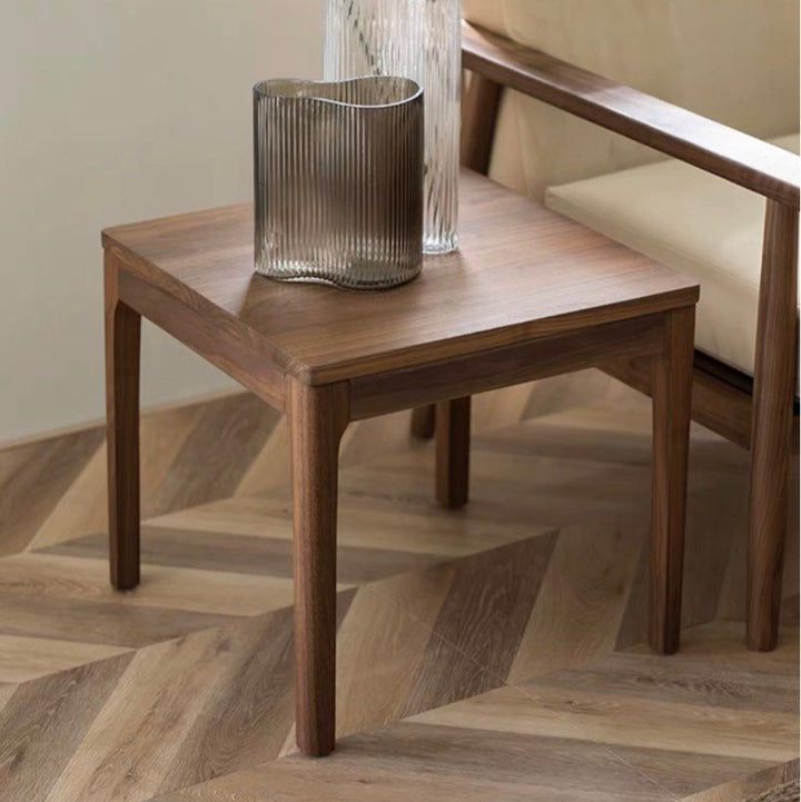 ARTOUR Walnut Wood Side Table