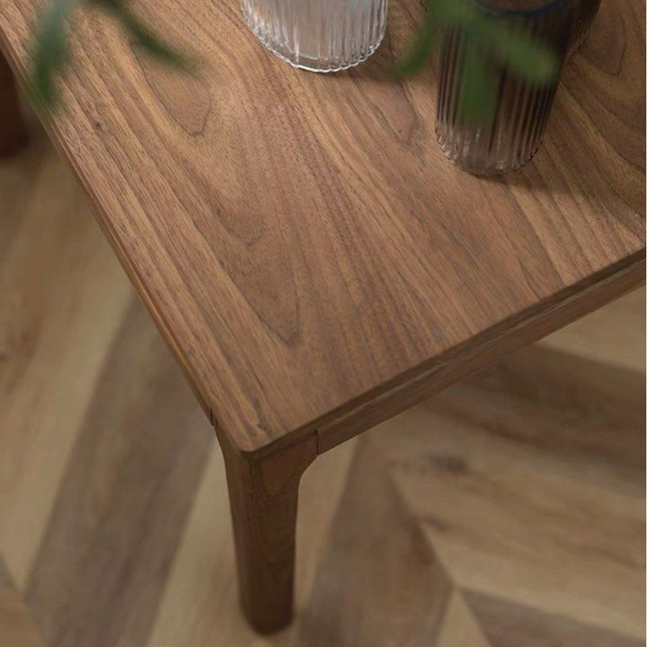 ARTOUR Walnut Wood Side Table