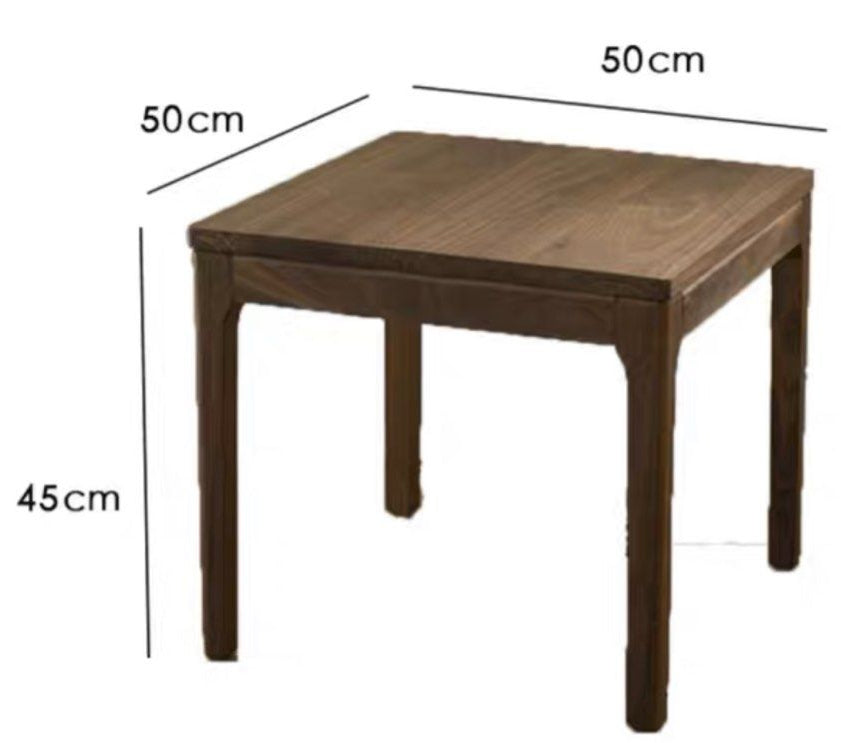 ARTOUR Walnut Wood Side Table