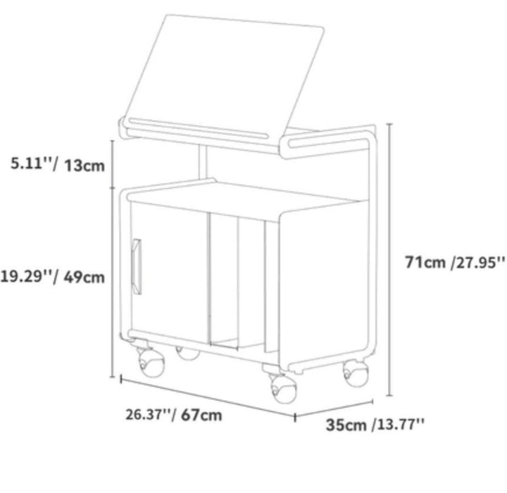 HOLMES Rolling Cabinet