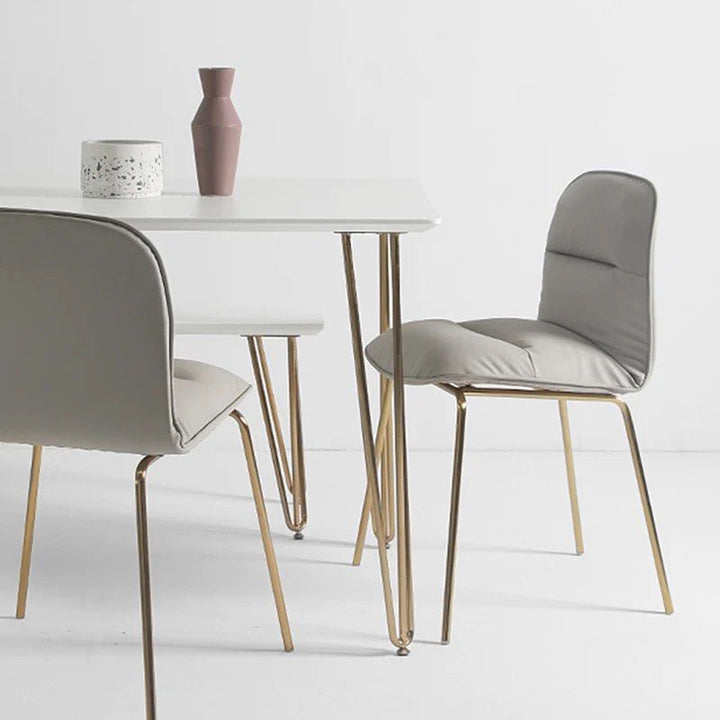 SADOW Leather Dining Chair (set of 2)
