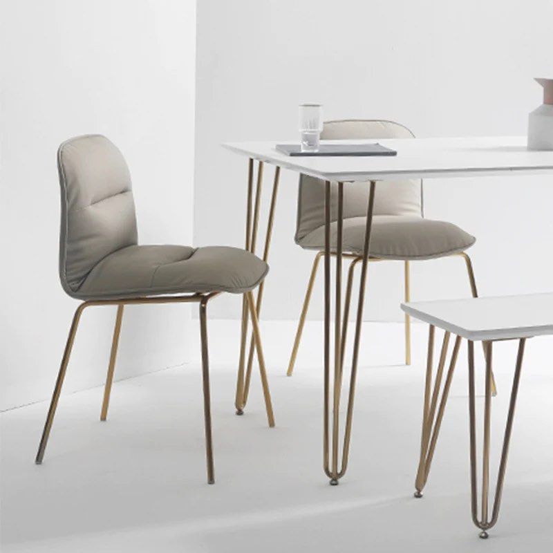 SADOW Leather Dining Chair (set of 2)