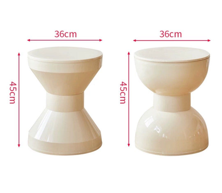 GEGE Eclectic Plastic Stool