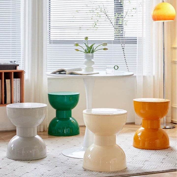 GEGE Eclectic Plastic Stool