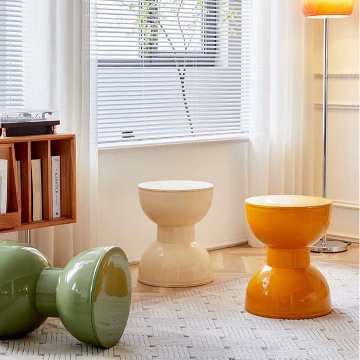 GEGE Eclectic Plastic Stool