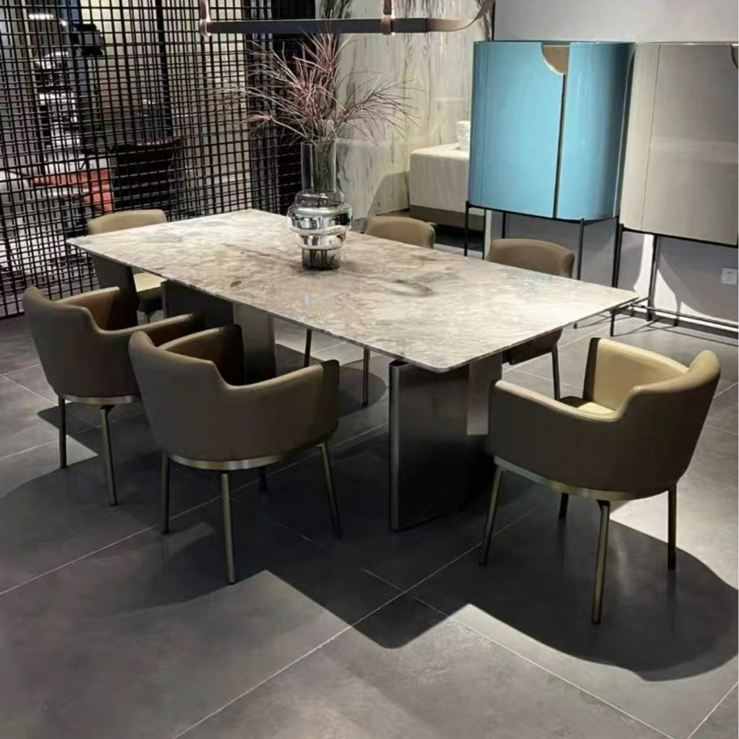 MCCONNELL Modern Marble Dining Table
