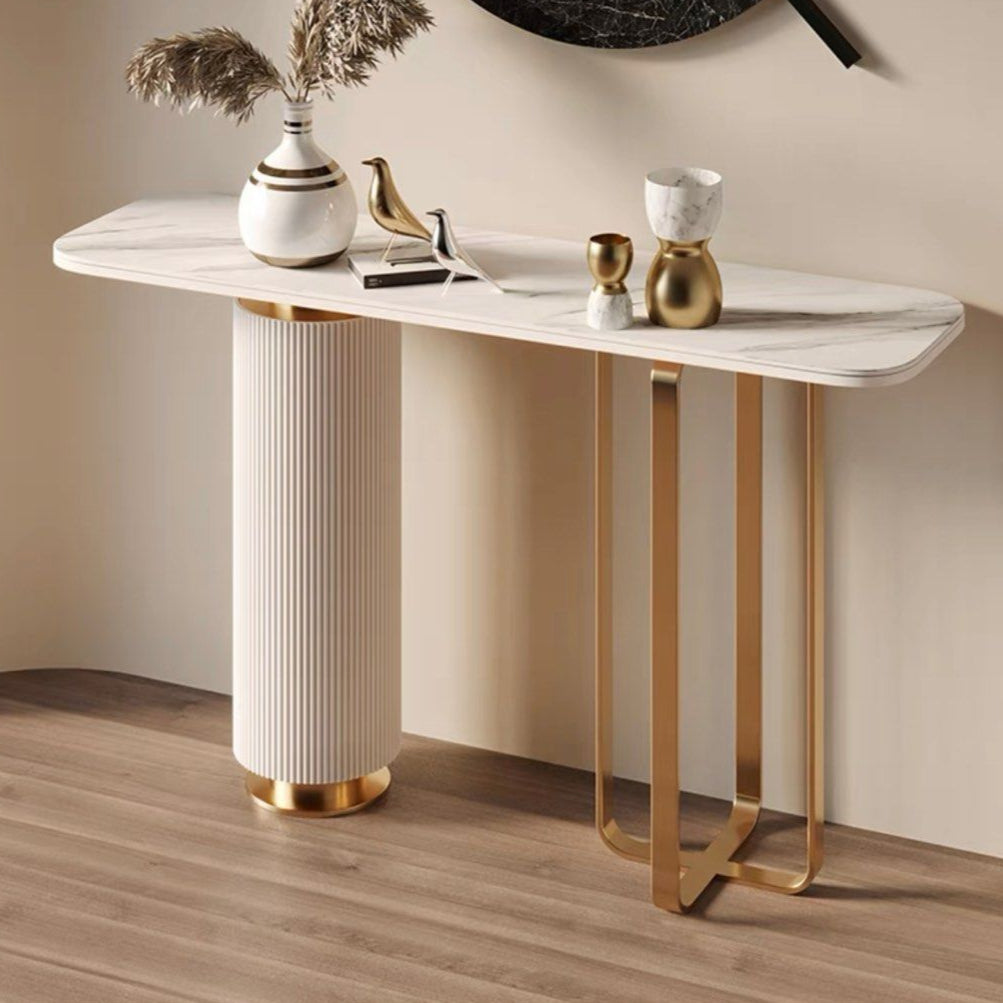 REN Luxury Marble Console Table