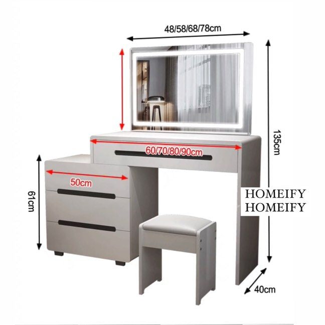 SERE Modern Vanity Table Set
