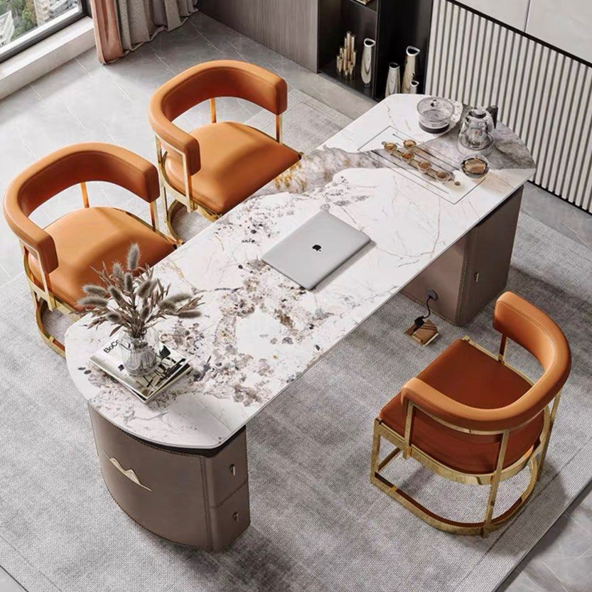 ZINDA Modern Leather Dining Chair