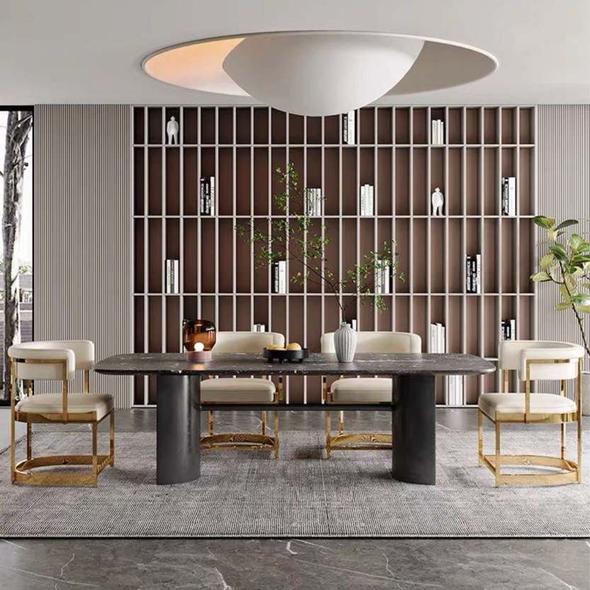 ZINDA Modern Leather Dining Chair