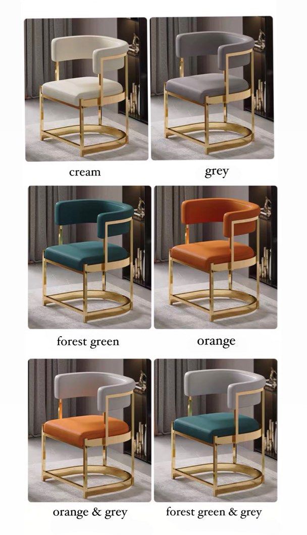 ZINDA Modern Leather Dining Chair