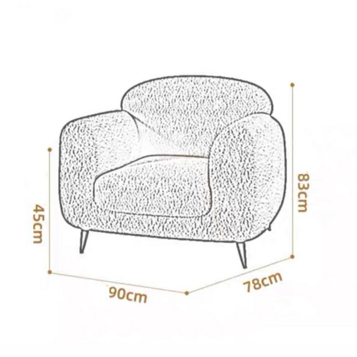 JACK Modern Boucle Armchair