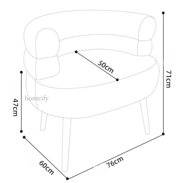 MIKE Modern Lounge Chair
