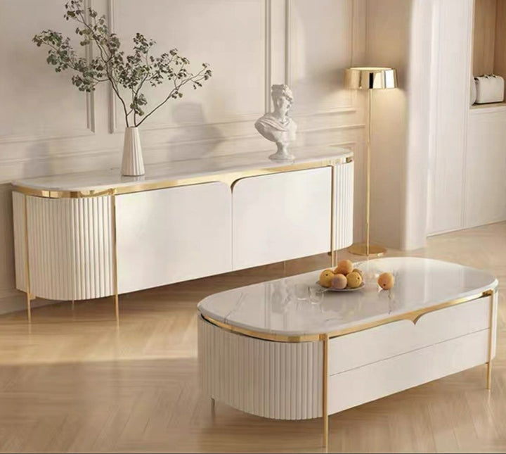 KALLIN Modern Sintered Stone TV Console
