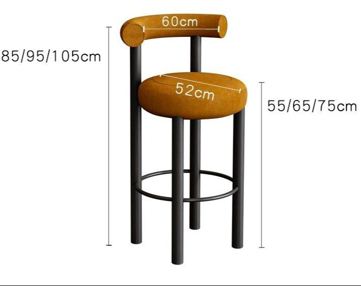 RODRIGO Modern Boucle Bar Stool