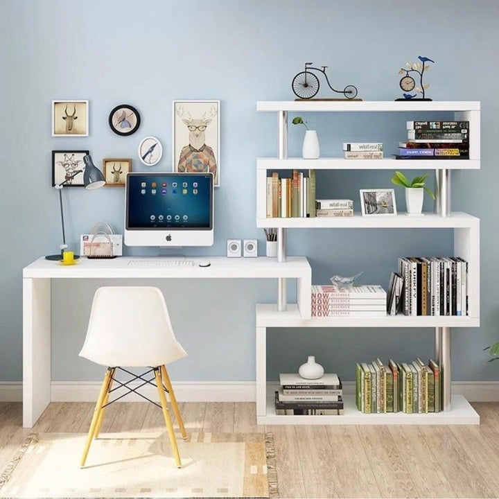 MAXWELL Modern Modular Shelf Desk