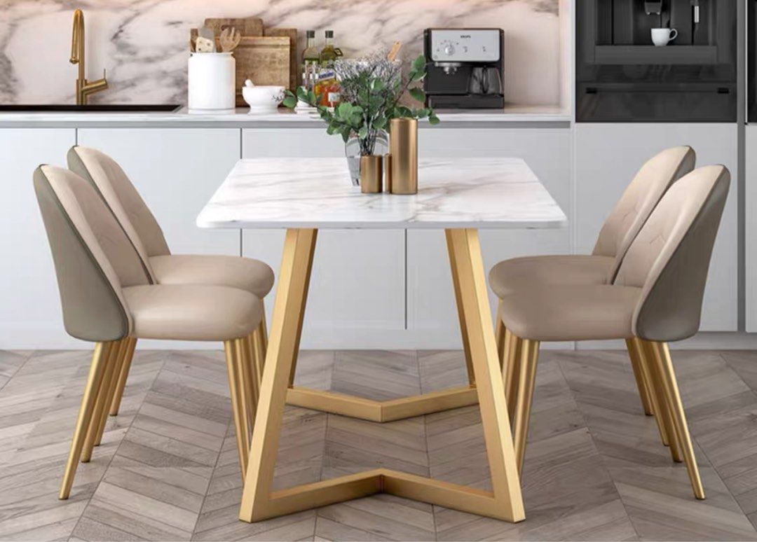 JEMIMA Modern Sintered Stone Dining Table Set