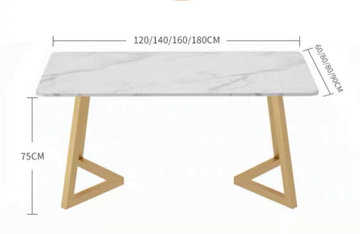 JEMIMA Modern Sintered Stone Dining Table Set
