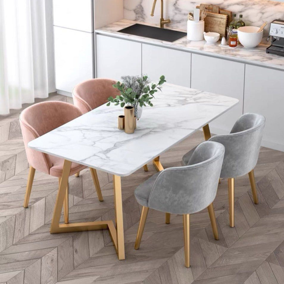 JEMIMA Modern Sintered Stone Dining Table Set