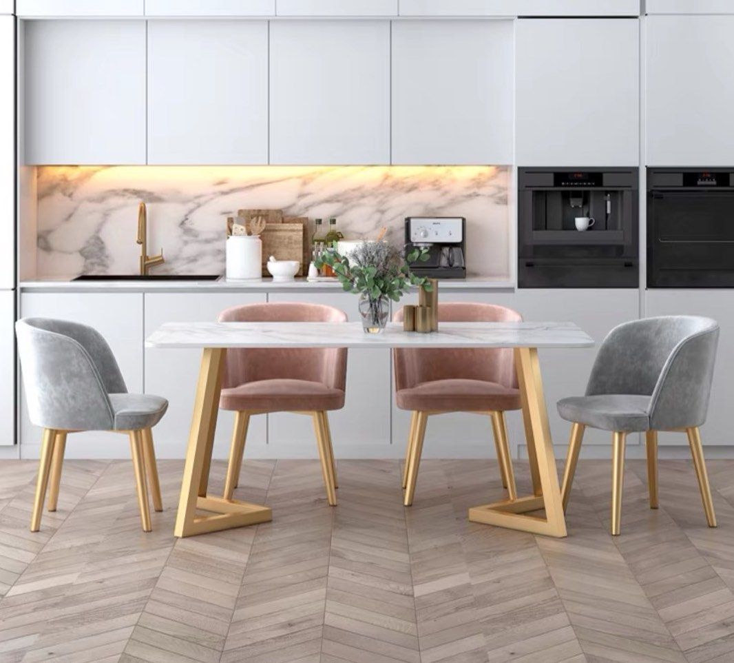 JEMIMA Modern Sintered Stone Dining Table Set