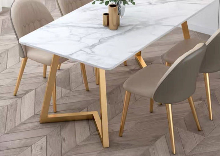 JEMIMA Modern Sintered Stone Dining Table Set