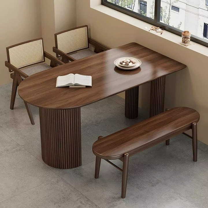 KEIRA Modern Solid Wood Dining Table